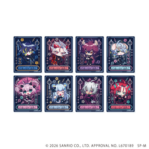 "SHOW BY ROCK!!" Acrylic Card 43 / Complete Set (8 Varieties) (Mini Character Illustrations)
