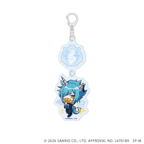"SHOW BY ROCK!!" Linked Acrylic Keychain 17 / Titanium (Mini Character Illustration)