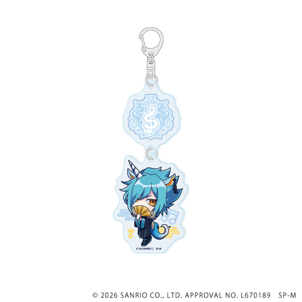 "SHOW BY ROCK!!" Linked Acrylic Keychain 17 / Titanium (Mini Character Illustration)