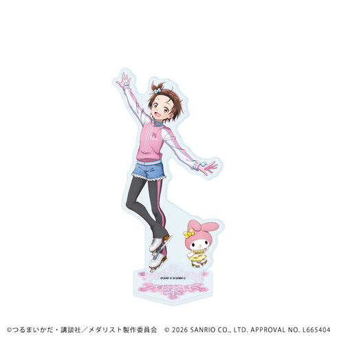 《獎牌得主 × Sanrio 角色》壓克力立牌 01/結縭之禱願 × My Melody(聯名插畫)