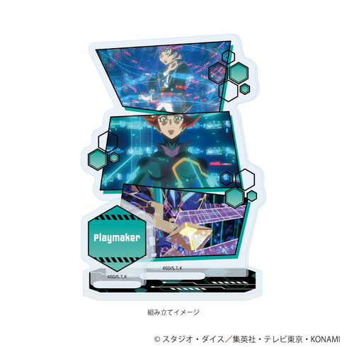 "Yu-Gi-Oh! VRAINS" Acrylic Stand Plate 01 / Playmaker (Scene Illustration)