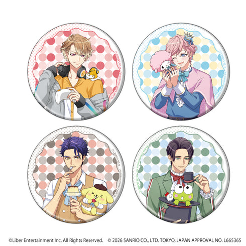 『A3!×Sanrio characters』缶バッジ4個セット04/ドットデザイン(コラボイラスト)