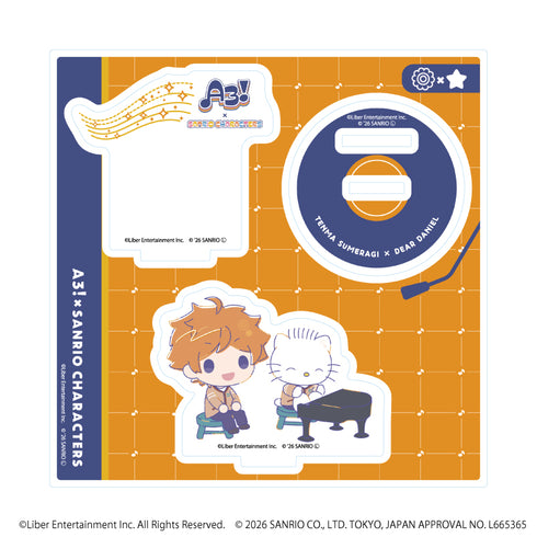 『A3!×Sanrio characters』アクリルスタンドプレート31/皇 天馬×ディアダニエル(コラボイラスト)