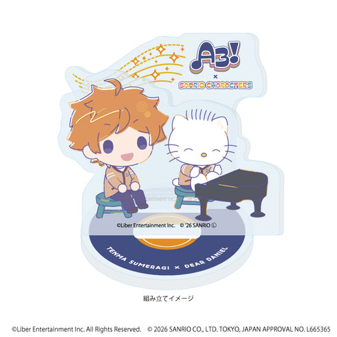 『A3!×Sanrio characters』アクリルスタンドプレート31/皇 天馬×ディアダニエル(コラボイラスト)
