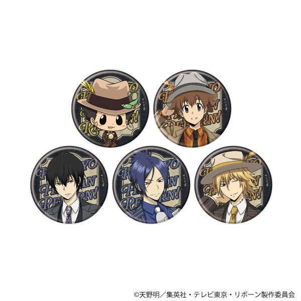 『家庭教師ヒットマンREBORN!』缶バッジ80/コンプリートセット(全5種)(描き下ろしイラスト)