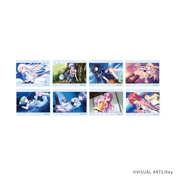 "Summer Pockets REFLECTION BLUE" Acrylic Card 01 / Complete Set (8 Varieties) (Official Illustration)