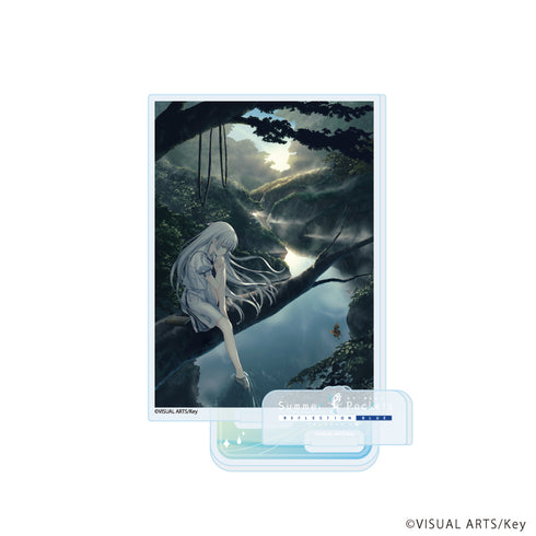 "Summer Pockets REFLECTION BLUE" Acrylic Stand Plate 01 / Shiroha Naruse (Official Illustration)