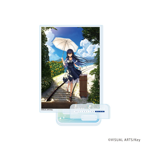 "Summer Pockets REFLECTION BLUE" Acrylic Stand Plate 03 / Hisashima O (Official Illustration)