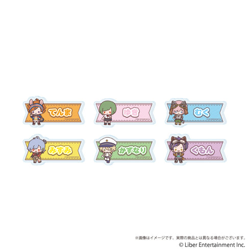 『A3!』おなまえアクリルプレートバッジ『A3!』02/コンプリートセット(全6種)(ミニキャライラスト)