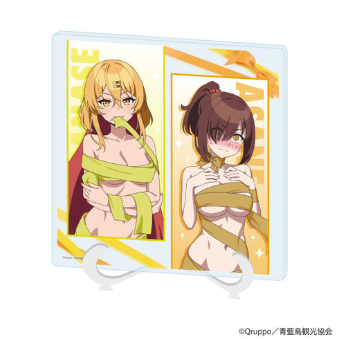 『ぬきたし THE ANIMATION』アクリルアートボード01/片桐 奈々瀬&橘 麻沙音 プレゼントver.(描き下ろしイラスト)【202608再販】