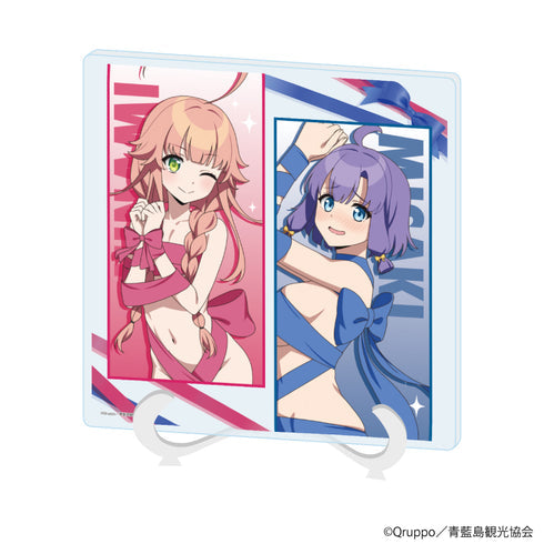 『ぬきたし THE ANIMATION』アクリルアートボード02/渡会 ヒナミ&畔 美岬 プレゼントver.(描き下ろしイラスト)【202608再販】