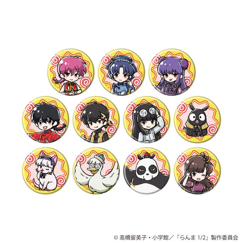 『らんま1/2』缶バッジ『TVアニメ「らんま1/2」』02/コンプリートセット全11種)(グラフアートイラスト)