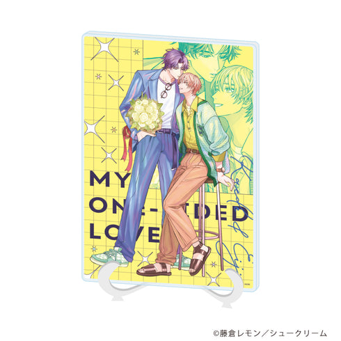『修羅場のワンサイドラブ』アクリルアートボード(A5サイズ)01/三島&穂波(描き下ろしイラスト)