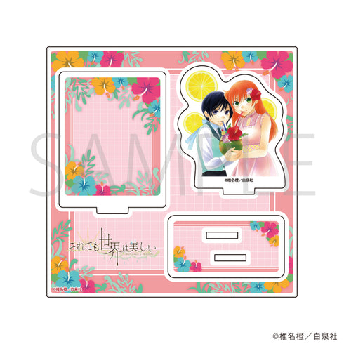 『それでも世界は美しい』アクリルスタンドプレート01/ニケ&リビ(レモン)