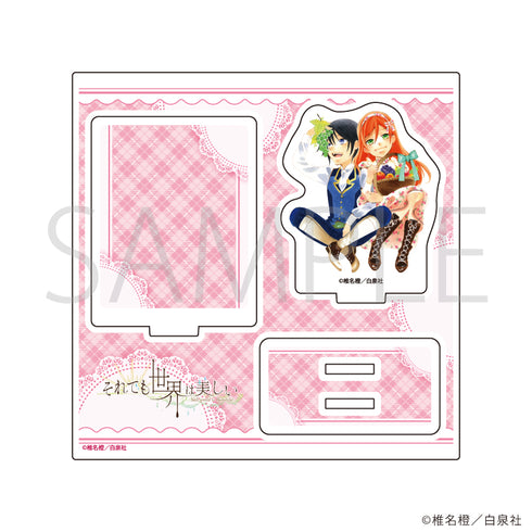 『それでも世界は美しい』アクリルスタンドプレート02/ニケ&リビ(フルーツ)