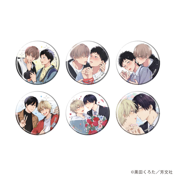 『黒田くろた先生』缶バッジ01/コンプリートセット(全6種)(公式&描き下ろしイラスト)