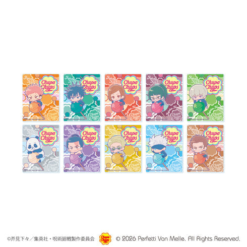 『呪術廻戦×チュッパチャプス』アクリルカード01/ブラインド(全10種)(コラボイラスト)【BOX】【202610再販】