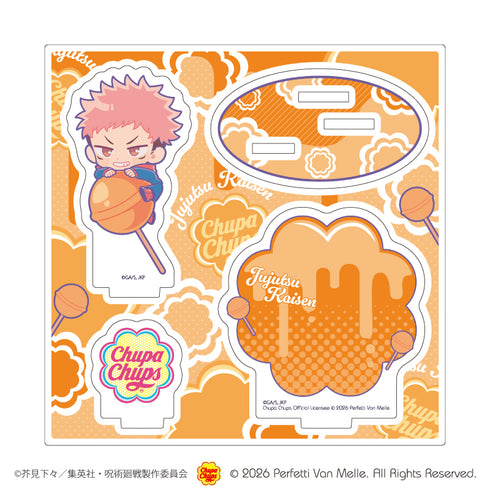 『呪術廻戦×チュッパチャプス』アクリルスタンドプレート01/虎杖 悠仁(コラボイラスト)
