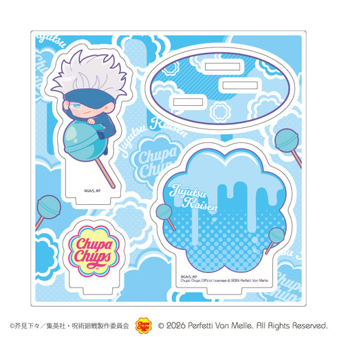 "Jujutsu Kaisen × Chupa Chups" Acrylic Stand Plate 09 / Satoru Gojo (Collaboration Illustration)