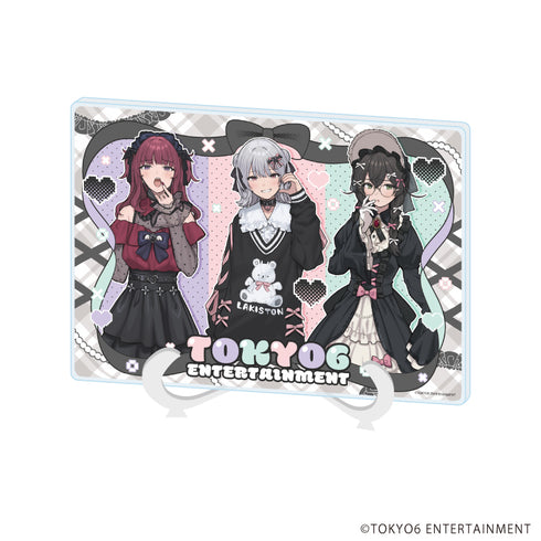 『TOKYO6キャラクターズ』アクリルアートボード(A5サイズ)01/集合デザイン(描き下ろしイラスト)