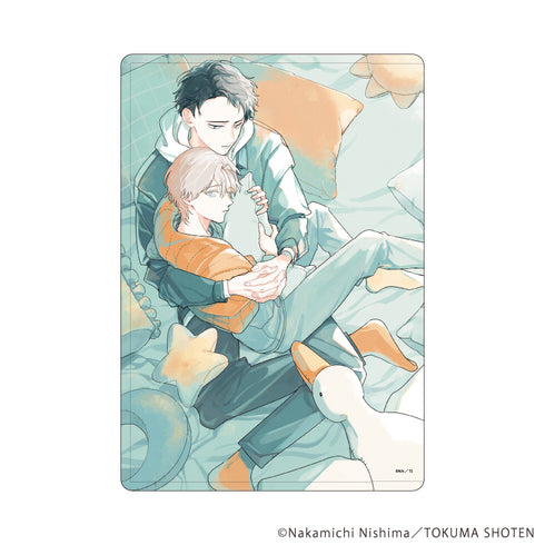 《在梦的尽头相约》角色透明保护壳01/鹰山旭人&真雁朔(官方插画)