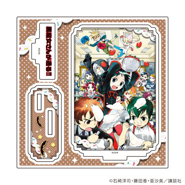 "The Black Witch Is Coming!!" Acrylic Stand Plate 02 / Illustration B (Official Illustration)