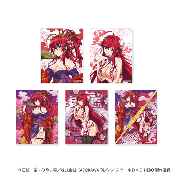 『ハイスクールD×D HERO』アクリルカード01/コンプリートセット(全5種)(描き下ろしイラスト)