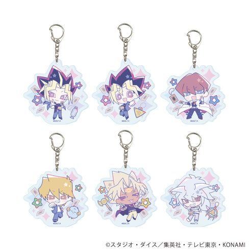 『遊☆戯☆王デュエルモンスターズ Design produced by Sanrio』アクリルキーホルダー01/コンプリートセット(全6種)(コラボイラスト)