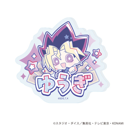 『遊☆戯☆王デュエルモンスターズ Design produced by Sanrio』おなまえプレートバッジ02/武藤遊戯(コラボイラスト)
