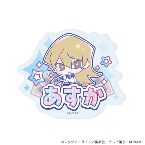『遊☆戯☆王デュエルモンスターズGX Design produced by Sanrio』おなまえプレートバッジ03/天上院明日香 (コラボイラスト)【202610再販】