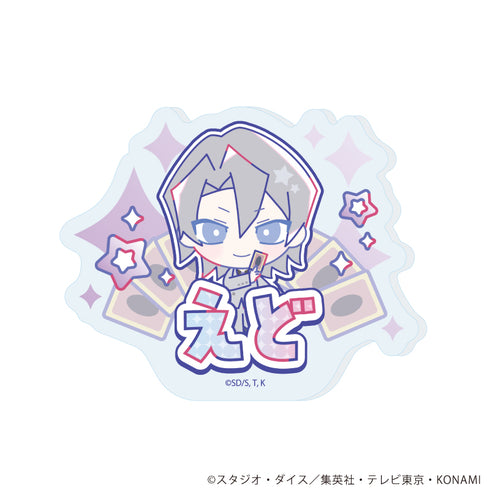 『遊☆戯☆王デュエルモンスターズGX Design produced by Sanrio』おなまえプレートバッジ05/エド・フェニックス(コラボイラスト)