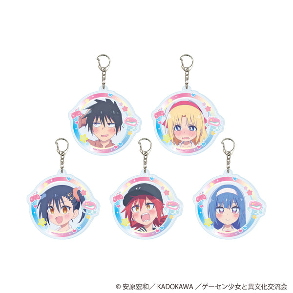 《遊樂場少女與異文化交流》壓克力鑰匙圈01/全套組(共5款)(官方插畫)