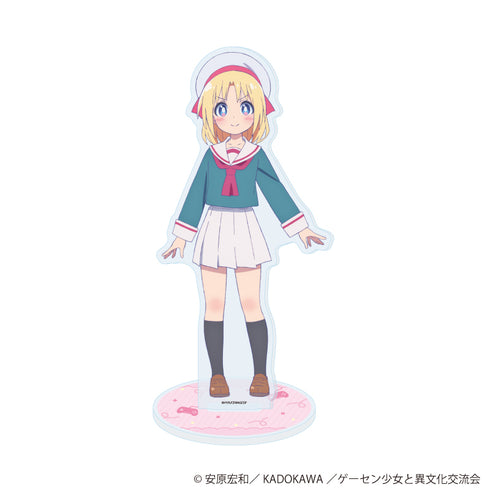 『ゲーセン少女と異文化交流』アクリルスタンド01/A(公式イラスト)