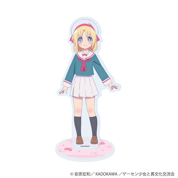 《電玩廳少女與異文化交流》壓克力立牌 01/A(官方插畫)