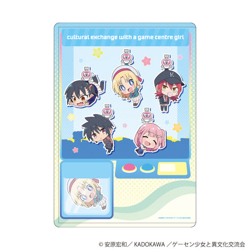 『ゲーセン少女と異文化交流』キャラクリアケース01/A(ミニキャライラスト)