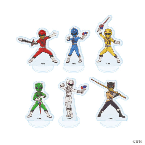『動物戦隊ジュウオウジャー』アクリルぷちスタンド01/コンプリートセット(全6種)(グラフアートイラスト)
