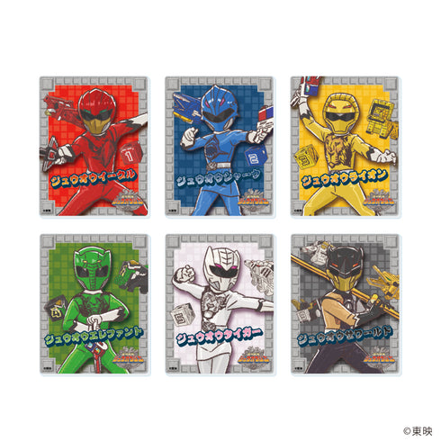 『動物戦隊ジュウオウジャー』アクリルカード01/コンプリートセット(全6種)(グラフアートイラスト)