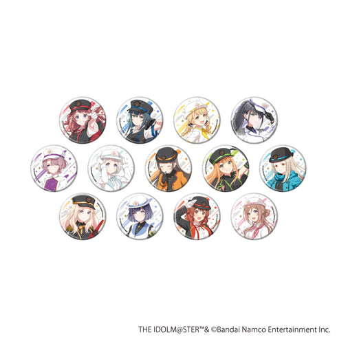 『学園アイドルマスター』缶バッジ05/駅員風衣装ver. コンプリートセット(全13種)(描き下ろしイラスト)