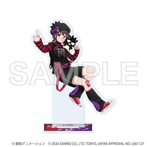 『ガールズバンドクライ×サンリオキャラクターズ』アクリルスタンド19/井芹 仁菜×バッドばつ丸(コラボイラスト)