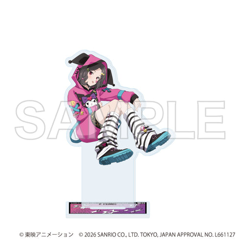 『ガールズバンドクライ×サンリオキャラクターズ』アクリルスタンド22/海老塚 智×クロミ(コラボイラスト)