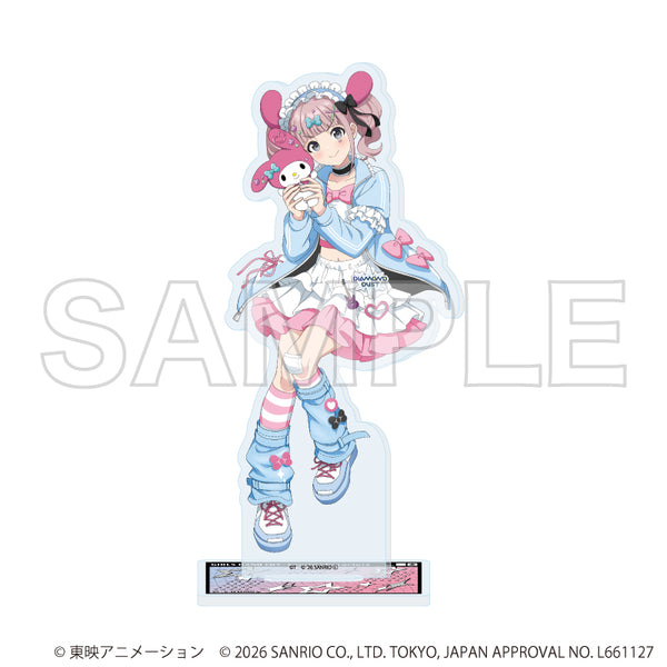 『ガールズバンドクライ×サンリオキャラクターズ』アクリルスタンド24/ヒナ×マイメロディ(コラボイラスト)