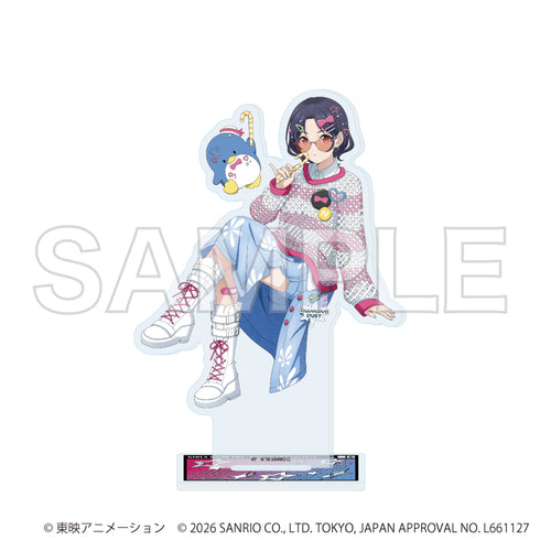 『ガールズバンドクライ×サンリオキャラクターズ』アクリルスタンド25/ナナ×タキシードサム(コラボイラスト)