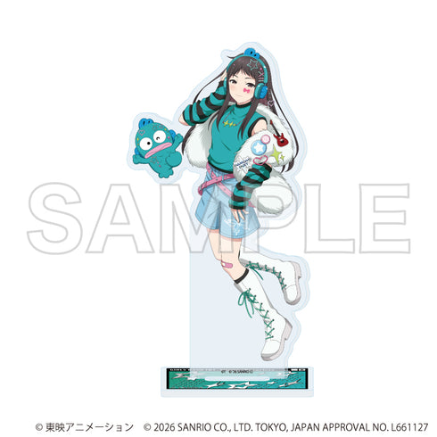 『ガールズバンドクライ×サンリオキャラクターズ』アクリルスタンド26/リン×ハンギョドン(コラボイラスト)