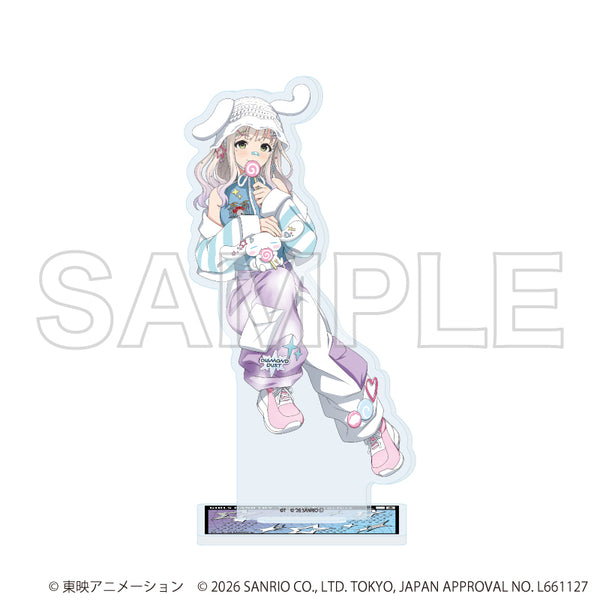 『ガールズバンドクライ×サンリオキャラクターズ』アクリルスタンド27/アイ×シナモロール(コラボイラスト)