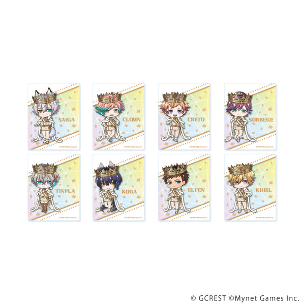 『夢王国と眠れる100人の王子様』アクリルカード17/コンプリートセット(全8種)(ミニキャライラスト)