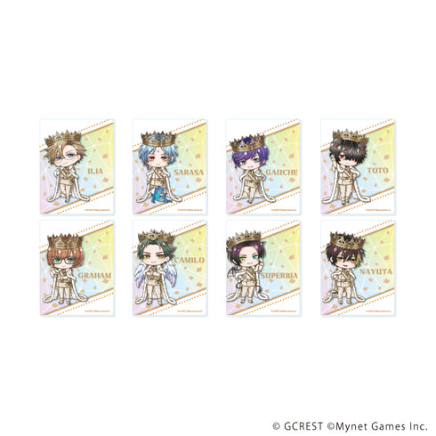 『夢王国と眠れる100人の王子様』アクリルカード18/コンプリートセット(全8種)(ミニキャライラスト)