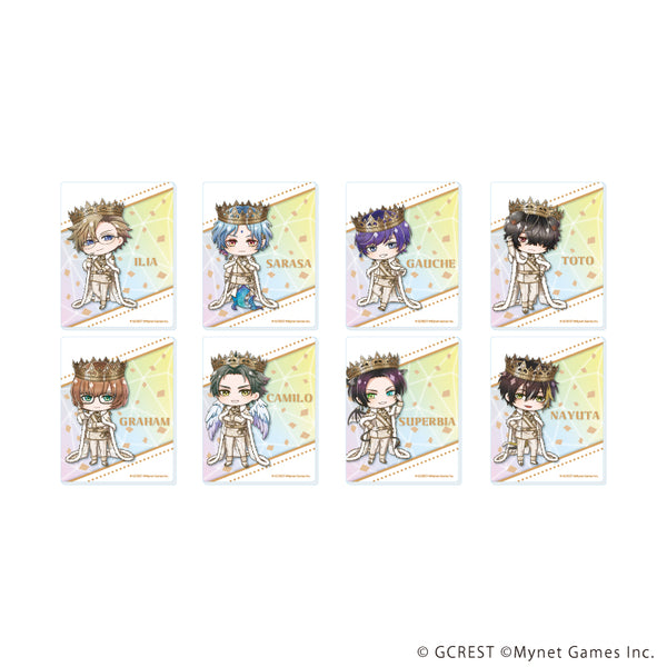 『夢王国と眠れる100人の王子様』アクリルカード18/コンプリートセット(全8種)(ミニキャライラスト)