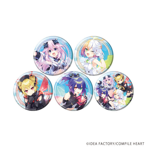 『超次元ゲイム ネプテューヌ』缶バッジ01/ブラインド(全5種)(公式イラスト)【BOX】【202609再販】