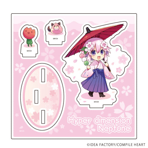『超次元ゲイム ネプテューヌ』アクリルスタンドプレート01/ネプテューヌ(桜)(公式イラスト)【202609再販】
