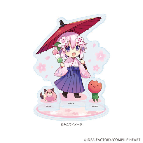 『超次元ゲイム ネプテューヌ』アクリルスタンドプレート01/ネプテューヌ(桜)(公式イラスト)【202609再販】
